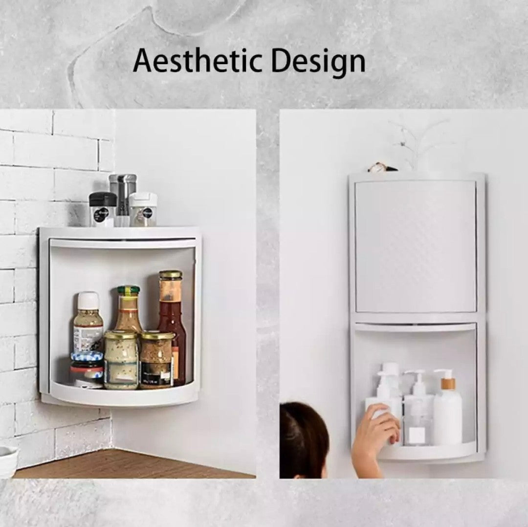 Bathroom Corner Corner Makeup Storage
